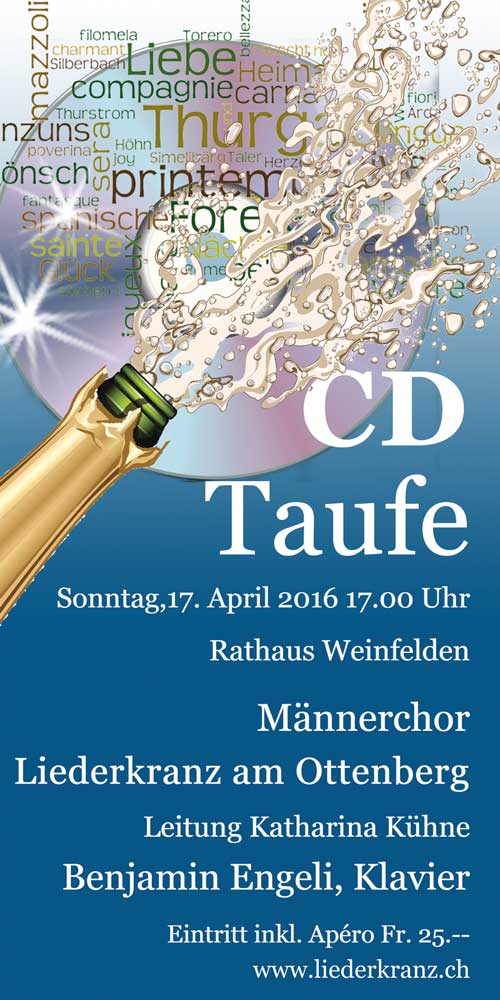 Flyer LaO CD-Taufe Flyer LaO CD-Taufe